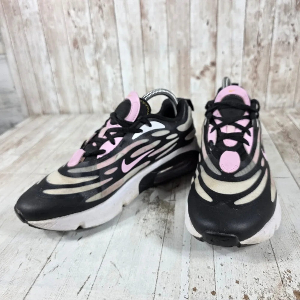 Nike Air Max 200 SE Womens 8.5 Black White Arctic Pink CN7876-101 Low Top